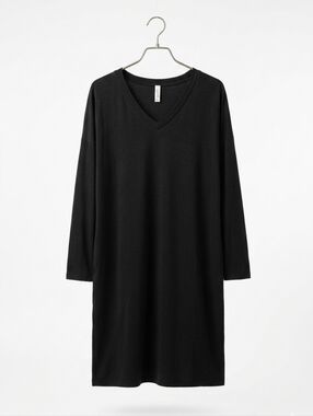Beeson River Black V-Neck Long Sleeve Dress~Size Medium~NWOT